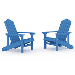 vidaXL Chaises de jardin Adirondack lot de 2