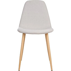 Atmosphera Chaise design scandinave Roka - Gris clair