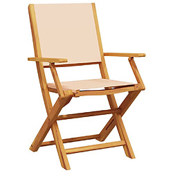 Acheter vidaXL Chaises de jardin Bois acacia massif - Lot de 2