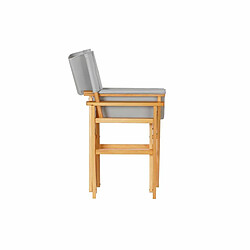Dkd home decor Chaise de jardin - Gris