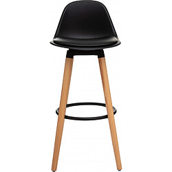 Atmosphera tabouret de bar Maxon - Noir