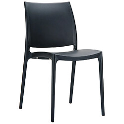 Alterego Chaise Design ENZO - Noir