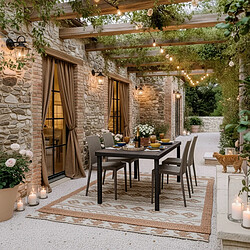 GRAND SOLEIL Chaises jardin Poly rotin