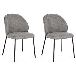 bizzotto Wendy Chaises - Gris Foncé
