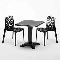 GRAND SOLEIL Table & 2 Chaises Polypropylene