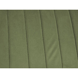 Avis Toilinux Lot de 2 Chaises cantilevers design effet velours Keen - Vert