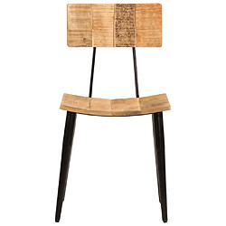 VidaXL Bois manguier - 2 pcs