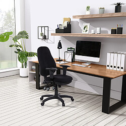 HJH OFFICE Chaise bureau ZENIT PRO - Noir pas cher