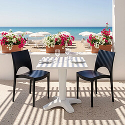 Grand Soleil Table et 2 chaises polypropylène Patio