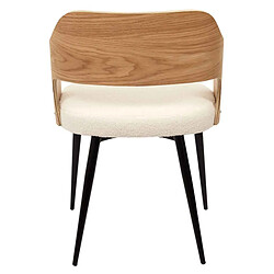 The Home Deco Factory the_home_deco_factory Fauteuil bouclette Loki pas cher