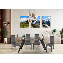 T M C S Tommychairs LUISA - Gris foncé