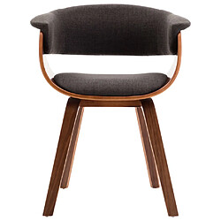 Vidaxl Chaise à manger - Gris