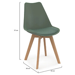 Idmarket MARKET SARA - Chaises scandinaves mix (Lot de 6) pas cher