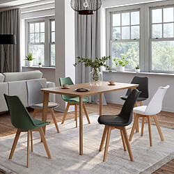Idmarket MARKET SARA - Chaises scandinaves mix (Lot de 6)