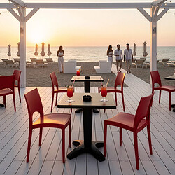 Grand Soleil Table et 2 chaises colorées