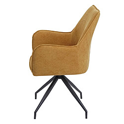 Mendler Chaise HWC-K15 - Jaune