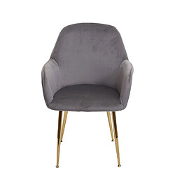 Mendler Chaises HWC-F18 - Gris