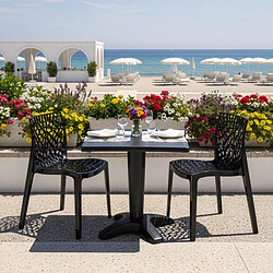 GRAND SOLEIL Table & 2 Chaises Polypropylene