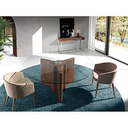 Angel Cerda Chaise en tissu beige pas cher