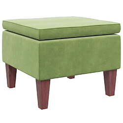 vidaXL Tabouret 52x52x42 cm - Vert clair