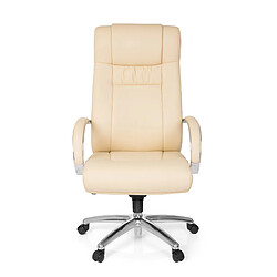 Fauteuil de direction XXL G 600 simili cuir beige / creme hjh OFFICE