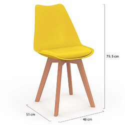 Idmarket Chaise SARA Mix Color pas cher