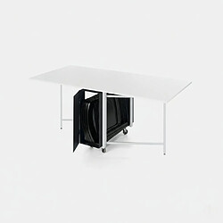 Inside 75 ARCHIMEDE - Table pliante et 4 chaises - Blanc