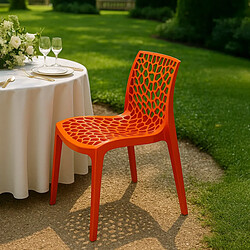 Grand Soleil chaise de jardin Gruvyer - Orange