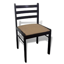 Acheter vidaXL Chaises à manger lot de 6 - Marron