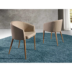 Avis Angel Cerda Chaise en tissu beige