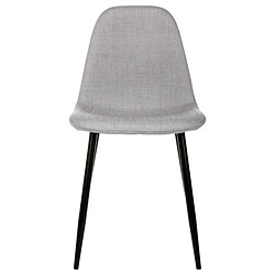 Avis Atmosphera Chaise Nokas - Pied en métal - Gris