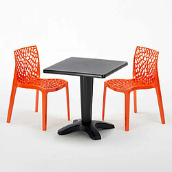GRAND SOLEIL Table et 2 chaises - Polypropylène