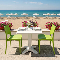 GRAND SOLEIL Table et 2 Chaises Patio