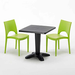 GRAND SOLEIL Table et 2 chaises Polypropylène