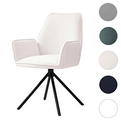 Mendler Chaise HWC-G67 - Pivotante Velours