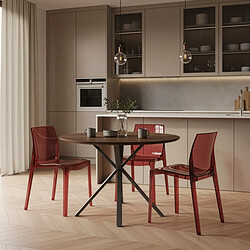 Grand Soleil Lot 16 Chaises Femme Fatale Rouge