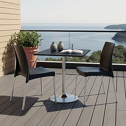 Lot de 20 Chaises Boulevard - Grand Soleil - Noir