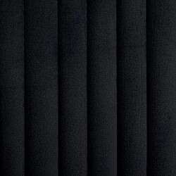 DécoShop26 Chaises velours noir (Lot de 4)