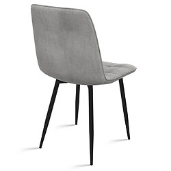 Acheter Idmarket market MILA Chaises - Velours Mix Pastel