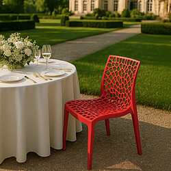 Grand Soleil Chaise Gruvyer - Rouge