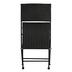 Bolero Rotin PE - Lot de 2 chaises