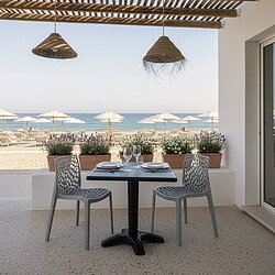GRAND SOLEIL Table Patio Chaises Colorées