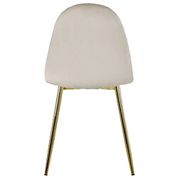 Paris Prix Lot de 4 Chaises Waynor - Taupe pas cher