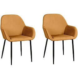 The Home Deco Factory the_home_deco_factory Fauteuil Giulia - Moutarde