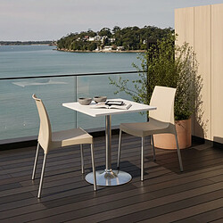 Chaises Boulevard Grand Soleil - 20 pièces Blanc