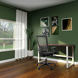 HJH Office OFFICE R8 - Siège de bureau maille noir