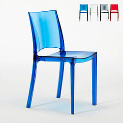 GRAND SOLEIL Chaise transparante - Bleu