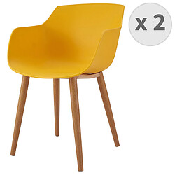 Moloo ANDREA Chaise Scandinave - Curry