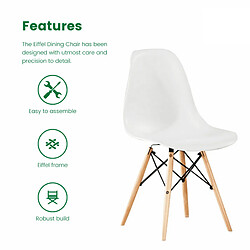 Acheter Life Interiors Retro Eiffel Chair - Blanc