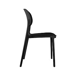 Acheter Leitmotiv Lot de 2 chaises Cheer - Noir